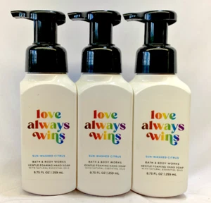 3 Sun Washed Citrus Gentle Foaming Hand Soap Bath & Body Works 8.75 fl oz - Picture 1 of 1