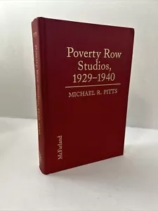 1997 Poverty Row Studios, 1929-1940 - Michael R. Pitts - VGC - Imagen 1 de 18