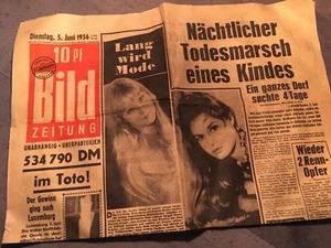Bildzeitung BILD 05.06.1956 * Das besondere Geschenk zum 62. 63. 64. Geburtstag - Picture 1 of 1