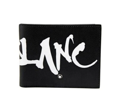 MONTBLANC 124138 BLACK SARTORIAL WALLET 6CC CALLIGRAPHY NEW BOX ITALY - Image 1 of 4