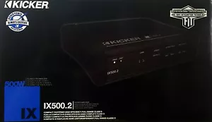 NUOVO Kicker 11iX500.2 iX Series Amplificatore Auto 2011 Modello iX500.2 11iX5002 - Foto 1 di 2