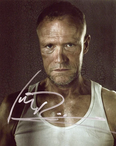 MICHAEL ROOKER signed Autograph 20x25 cm Photo "The Walking Dead" Cover