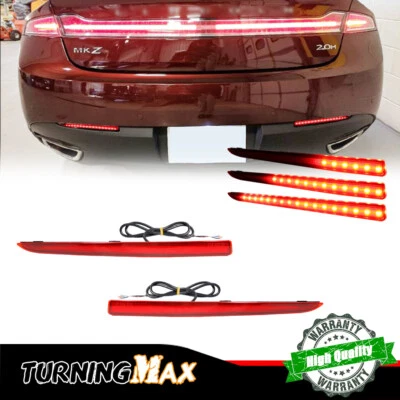 Para 13-20 Lincoln MKZ lente vermelha para-choque traseiro luz de freio e luz de sinalização - Imagem 1 de 4