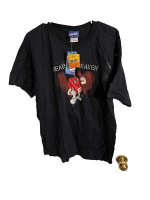 Camiseta Deadstock Nueva Stock Antiguo M&Ms Rompecorazones Grande Foto 1 de 2