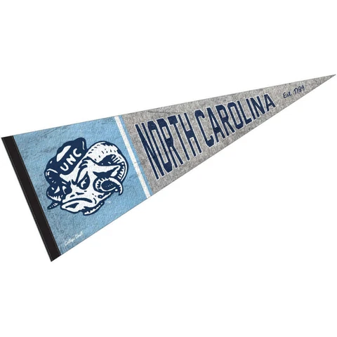 University of North Carolina Throwback Vintage Full Size Pennant Cover