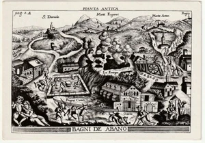 ABANO TERME - BAGNI DE ABANO - PADOVA -STAMPA DA DOMENICO VANDELLI -529- - Picture 1 of 1