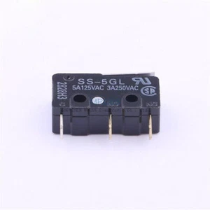 Interruptor de límite micro SS-5GL 10 piezas 3 pines 5A 125 VCA #D7* - Imagen 1 de 4