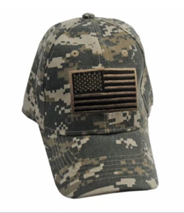 Baseball Cap | Digital Camo Army Green American Flag U.S. Hat Gift CAP-610DC - Bild 1 von 3