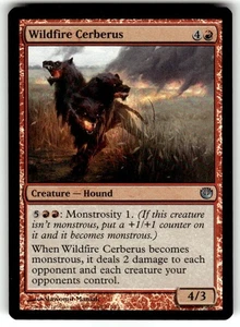FOIL MTG Wildfire Cerberus Journey into Nyx Regular - Picture 1 of 2