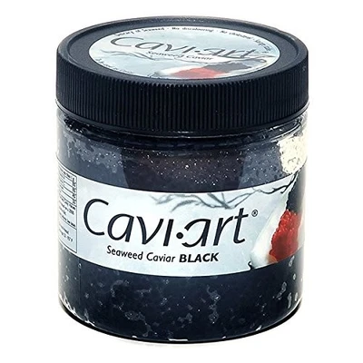 Award-winning VEGAN Caviar - Black Seaweed Flavor 3.5 oz (Black ) - Image 1 of 4