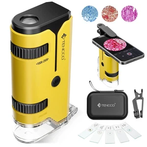 100X-250X Mini Pocket Microscope for Kids Adults, Portable Handheld Microscope - Picture 1 of 6