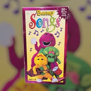 Barney Songs VHS 1995 Kids Sing Along Original Release Lyons Group - Picture 1 of 2
