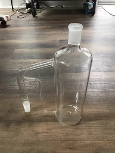 Unbranded Glass Liquid Extraction Apparatus Extractor Body Liquid Lab 13" High - Picture 1 of 4