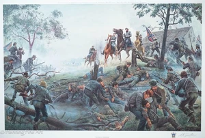 Litografía fina de la Guerra Civil de Jackson en Antietam (Sharpsburg) por Mort Kunstler - Imagen 1 de 10