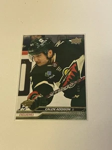 Esclusive Upper Deck 2023-24 #92 Calen Addison /100 **033902 - Foto 1 di 2