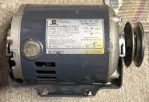 Emerson fan & blower electric motor 1/3 hp, w/Pulley 1725 rpm 115v 8100 UNTESTED - Picture 1 of 6