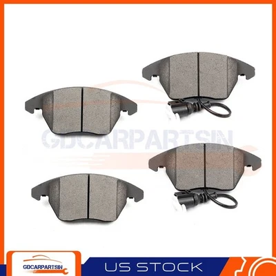 Pastillas de freno delanteras de cerámica para Audi TT Quattro 2009-2015 Audi A3 2006-2013 4 piezas Foto 1 de 4