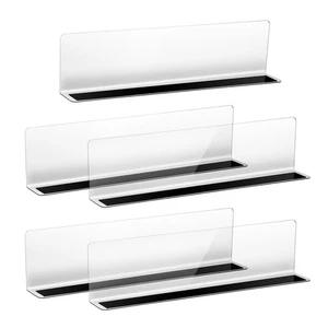 5 Pcs Supermarket Divider Work Shelf Dividers Thick for Wire Shelves Magnetic - Picture 1 of 12