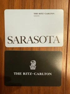 Chiave Ritz Carlton Sarasota Florida Hotel Ritz-Carlton souvenir camera chiave USA - Foto 1 di 15