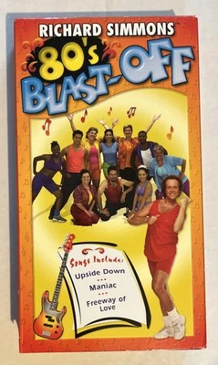 Richard Simmons 80's Blast-Off  (2001, VHS) Good Times Entertainment OOP LOOK! Foto 1 de 4
