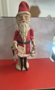 Poliwoggs Wood Santa W/ Toys Vic Fortunato David Chritchfield 13.5”  W/ TAG - Picture 1 of 11
