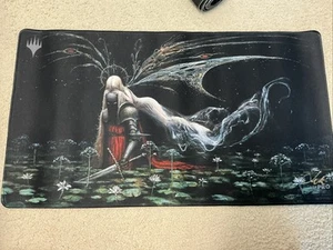 Alfombra de juego cosida firmada por Kickstarter Magic The Gathering Seb McKinnon Sower of Temptation Magic The Gathering - Imagen 1 de 1