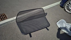 Saab 9-3 wind defector with faux leather case. For 1998-2002 convertiblee - Picture 1 of 5