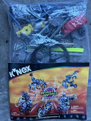 K'NEX Robot World Building Partial Set with Manual Parts Lot Knex - Image 1 of 3