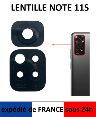 Lentille Vitre Appareil Photo Camera pour XIAOMI REDMI NOTE 11S avec adhésif