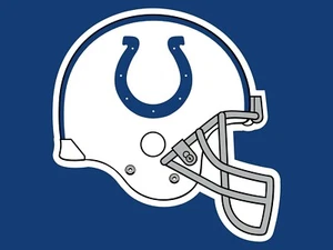 Indianapolis Colts (Helmet) LOGO POSTER 24 X 36 INCH Sweet! - Picture 1 of 2