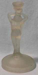 Candelabro mujer desnuda transparente esmerilado - Imagen 1 de 18