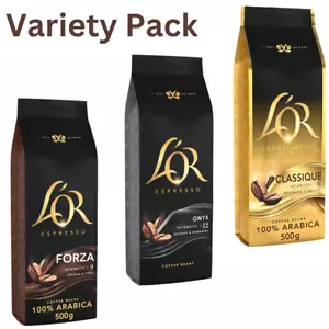 L'OR Espresso Kaffeebohnen Variety Pack - Onyx, Classique, Forza - 500g x 3 - Bild 1 von 11