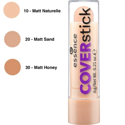 Essence Cover Stick Concealer 6g - Matt Naturelle; Sand and Honey Sealed - Image 1 of 3