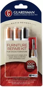 Wood Furniture Markers and Wax Wood Filler Sticks | Furniture Scratch Repair Kit - Picture 1 of 4