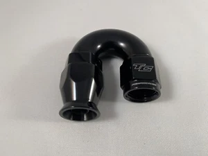 -6 180 Degree 200 Series Braided Teflon Hose End Fitting - Picture 1 of 1