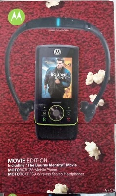 Jason Bourne Phone Identity Movie Edition Motorola Motorizr Z8 S9 Box Manuals - Image 1 of 4