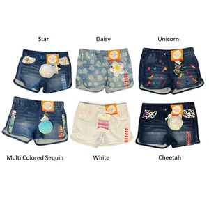 Member's Mark My Favorite Denim Short W/ Sequin Pocket  (White Style)  6/6x - Picture 1 of 1