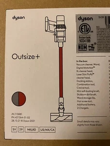 Dyson Outsize Plus Cordless Stick Vacuum, Iron & Red, 394430-01 BRAND NEW - Picture 1 of 5