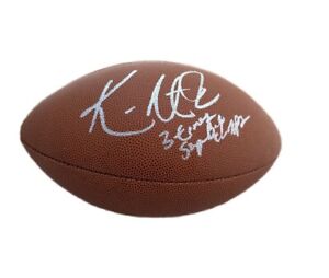 Ken Norton Signed (3x SB Champ) Wilson NFL Football JSA