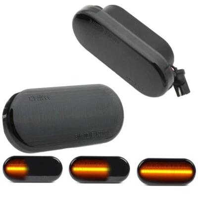 Dynamic LED side marker lights For Seat Leon Ibiza Cordoba Alhambra Toledo Altea - Imagem 1 de 4