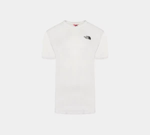 Camiseta Top The North Face TNF Caja Roja Blanca para Hombre Informal Exterior NUEVA Grande - Imagen 1 de 2