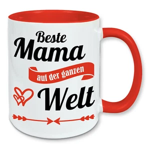 Tasse Beste Mama auf der ganzen Welt Kaffeebecher Geschenk - Bild 1 von 24