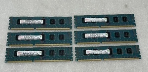 12GB (6x 2GB) Hynix HMT325R7BFR8C-H9 PC3-10600 Ddr3-1333Mhz 1RX8 Ecc 240-pin - Picture 1 of 7