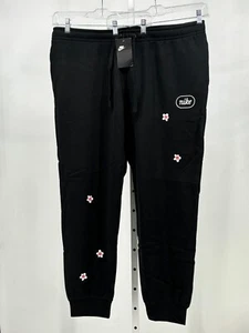 Nike Sportsweat Womens Fleece Sweat Pant 2XL Black Floral Embroidery CJ2174-010 - Picture 1 of 5