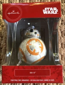 2019 HALLMARK Red Box Christmas Tree Ornament STAR WARS "BB-8" NEW - Picture 1 of 8