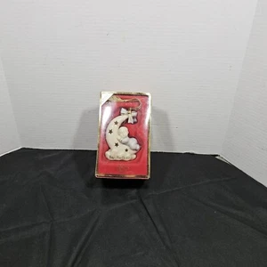 Lennox 2001 Annual Baby Boy First Christmas Pierced Ornament Porcelain # 6118889 - Picture 1 of 20