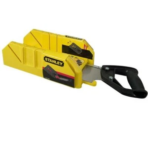 STANLEY DIMA TAGLIACORNICI IN ABS BASIC CON SEGA BASIC LEGNO mm 350 1-19-800 - Foto 1 di 2