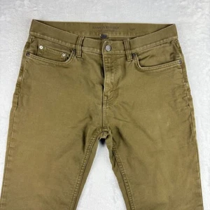 Pantalones de mezclilla Banana Republic Traveler para hombre 32x32 verde calce ajustado recto - Imagen 1 de 12