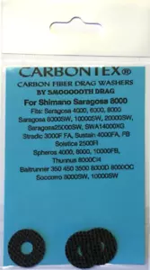 Dischi freno Shimano Spheros 10000FB, SW10000PG, 14SP-10000SW Carbontex - Foto 1 di 1