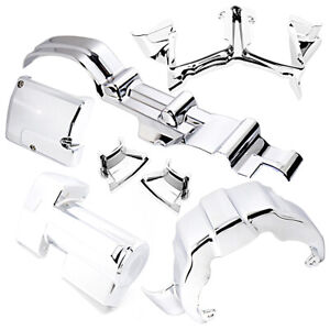 Chrome Engine Cover Kits For Harley Touring Street Glide Road King 2017-2022